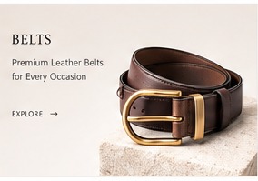 Leather belts